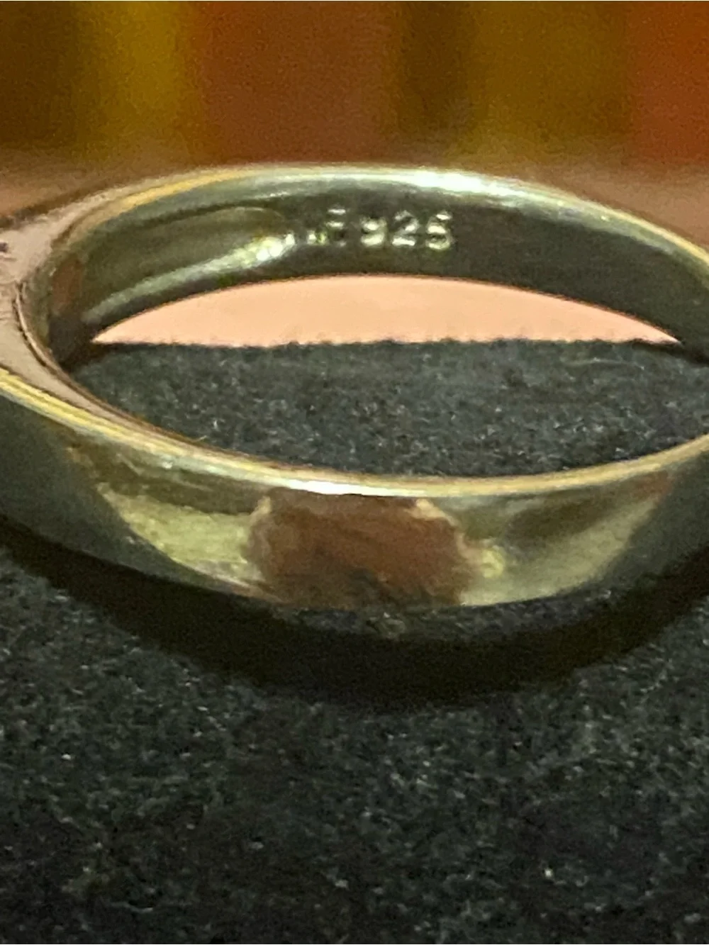 Vintage Modern 925 Sterling Silver Tension CZ Ring Size 8.5